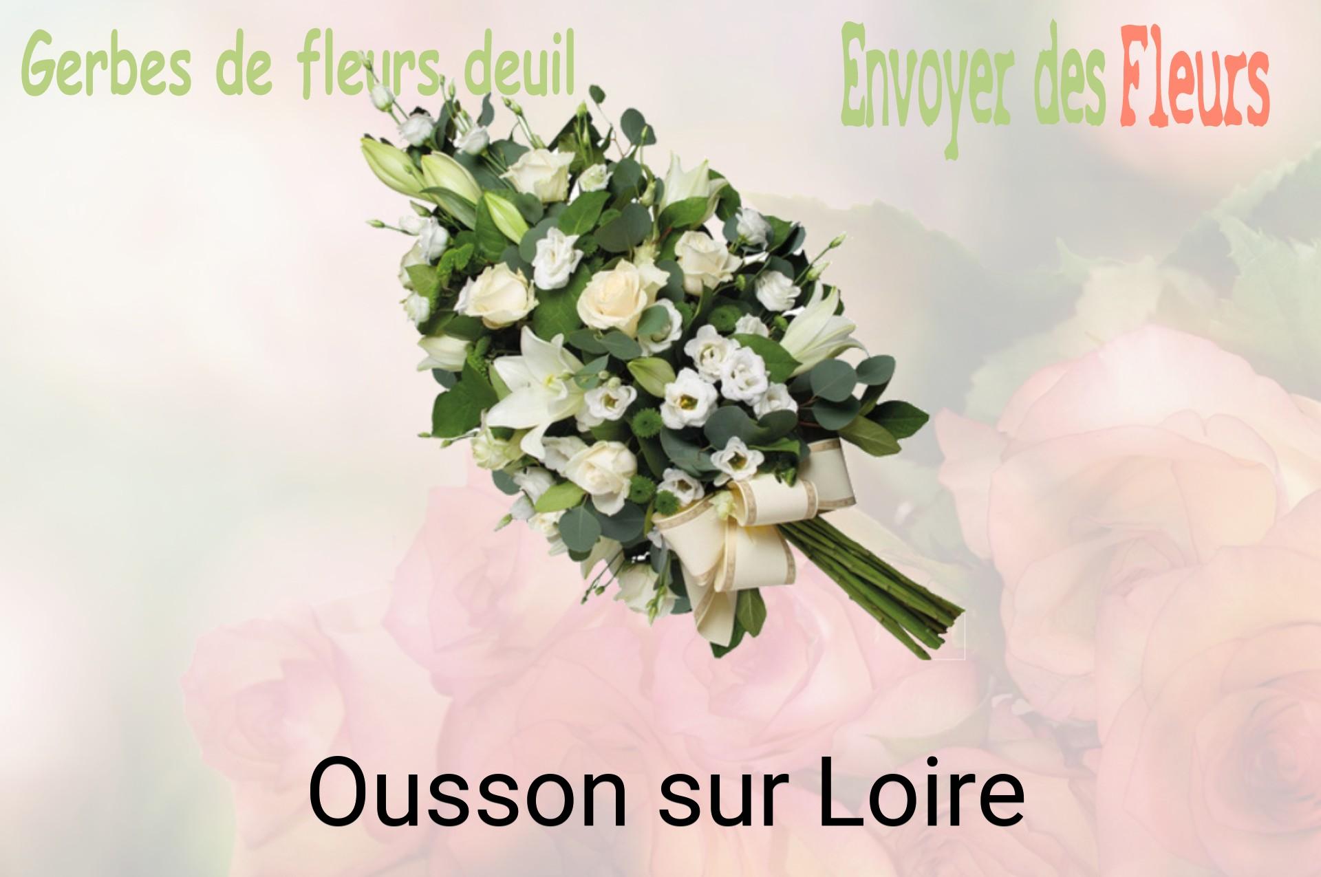 Gerbe de fleurs de deuil livrée à Ousson-sur-Loire